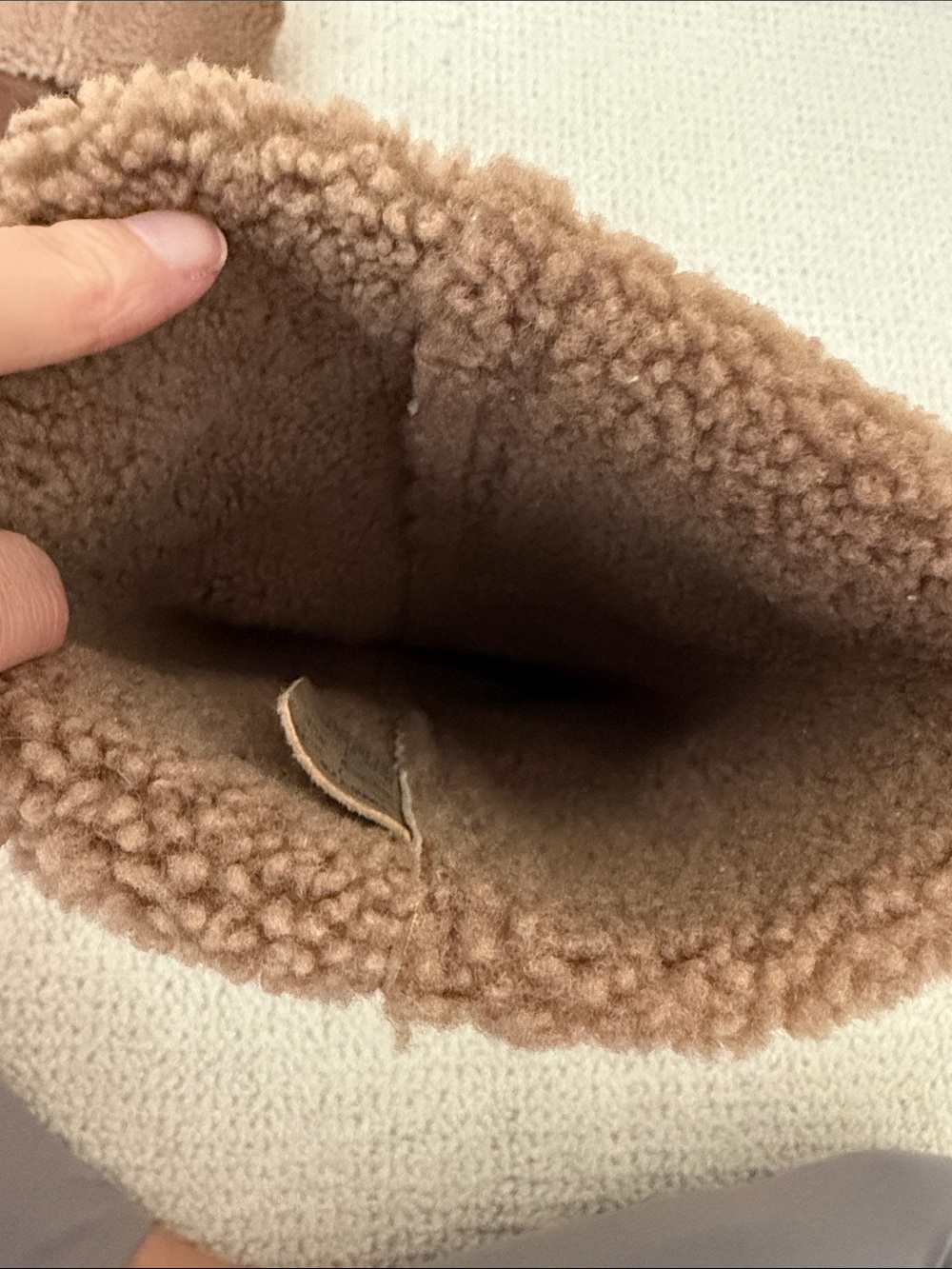 PRADA Classic Tall Brown Shearling-Lined Women’s Boots, Western Boho, Country - Picture 8 of 9